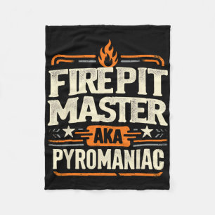 Fire Pit Master Pyromancy Pyrotechnics Fire Pit Lo Fleece Blanket