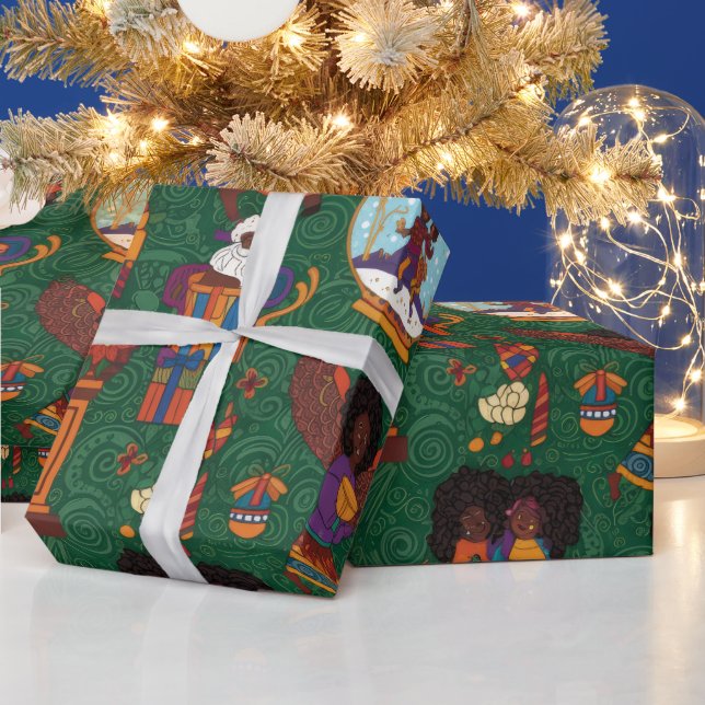 Fire Place Wrapping Paper (Holidays)