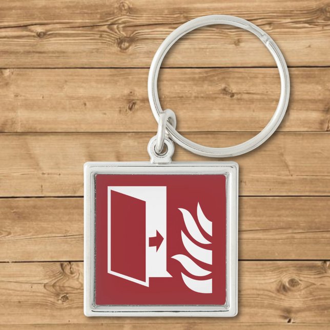 Fire Protection Door Safety Sign Key Ring (Creator Uploaded)