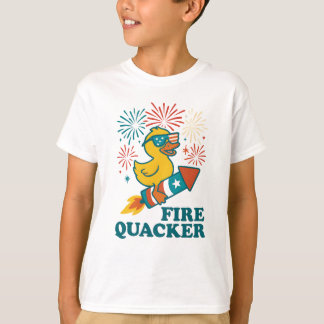 Fire Quacker Toddler Tee - Fun and Playful Kids'