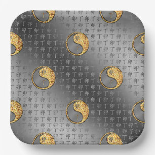 Fire Rabbit Paper Plate