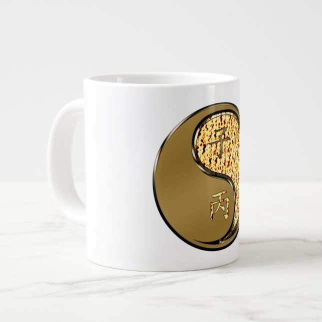 Fire Rat Large Coffee Mug (Front Left)