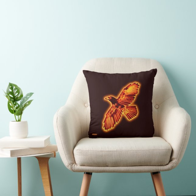 Fire Raven Cushion (Chair)