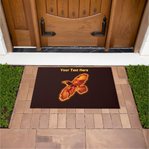 Fire Raven Doormat