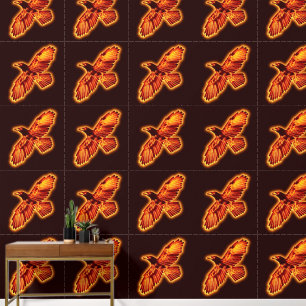 Fire Raven Wallpaper