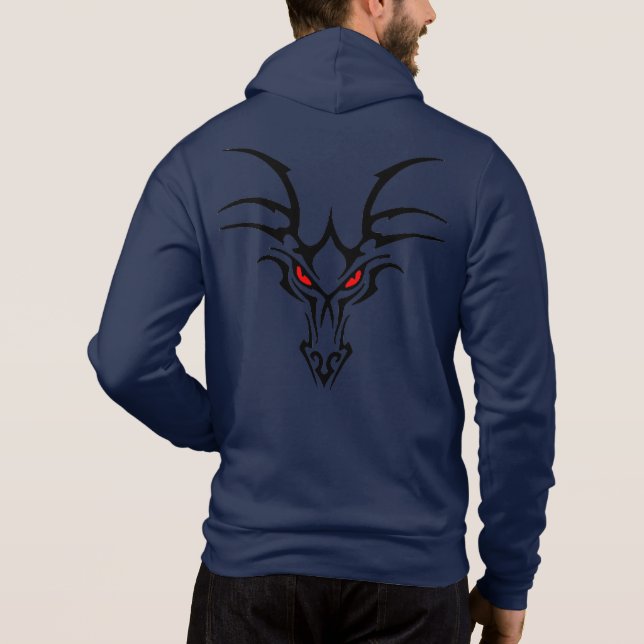 Fire Red Eye Dagon Slayer Dungeons Dragon Slayer Hoodie (Back)