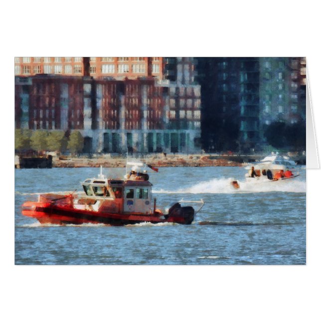 Fire Rescue Boat Hudson River (Front Horizontal)