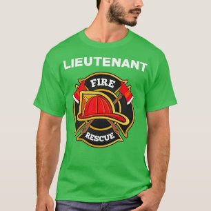 Fire Rescue Lieutenant Department  for Firefighter T-Shirt