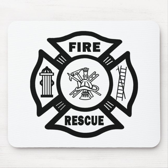 Fire Rescue Mouse Pad (Front)