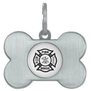 Fire Rescue Pet Tag