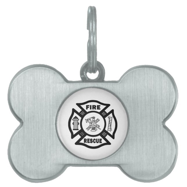 Fire Rescue Pet Tag (Front)