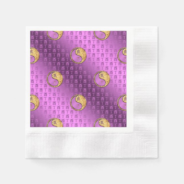 Fire Rooster Napkin (Front)