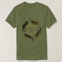 Fire Salamanders in a ring (Coloured Logo)