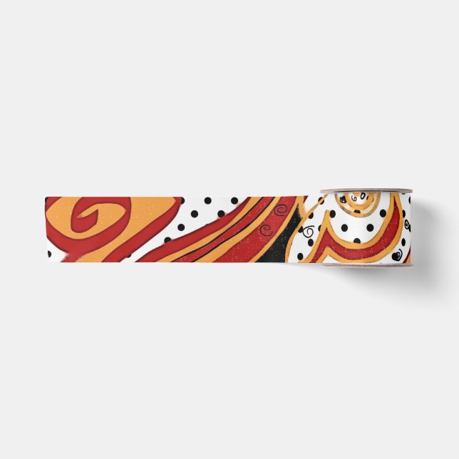Fire Satin Ribbon (Front)