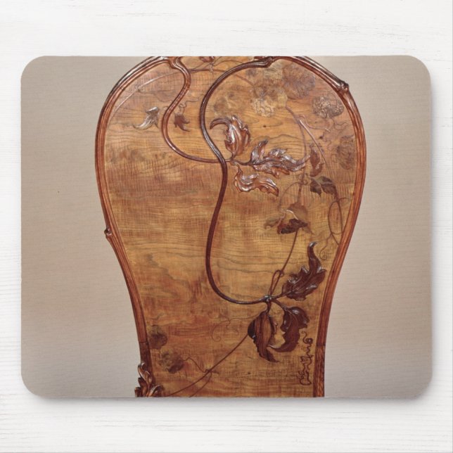 Fire screen with marquetry of various woods mouse pad (Front)
