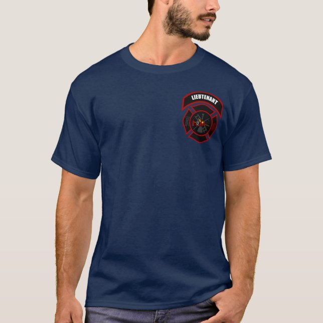 Fire Shirt - Lieutenant (Red Helmet) (Front)