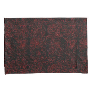 Fire Silk Red pillowcases