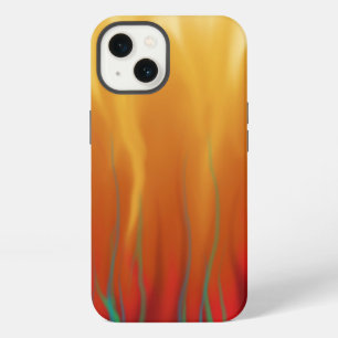 Fire - Simulated Flames Abstract Art iPhone 13 Case