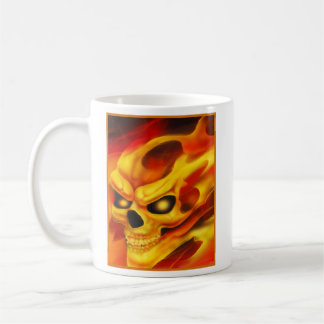 Fire Skull Mug