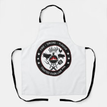 Fire Smoke Flavour BBQ Grill Emblem