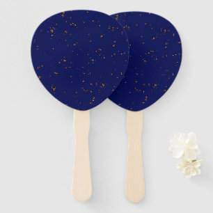 Fire Sparks Overlay Your Photo Bonfire Ashes Blue Hand Fan