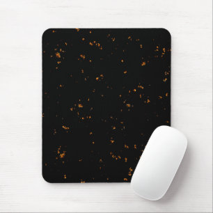 Fire Sparks Overlay Your Photo Burning Ashes Black Mouse Pad