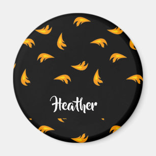 Fire sparks pattern magnet