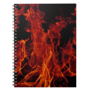 Fire Spiral Notebook