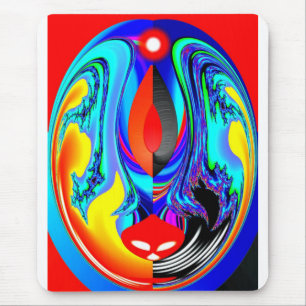 Fire spirit mouse pad