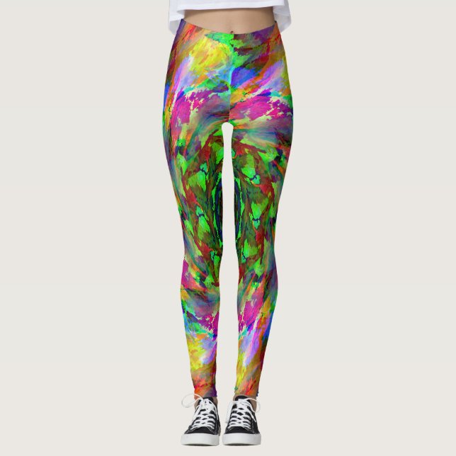 Fire Spray Leggings (Front)