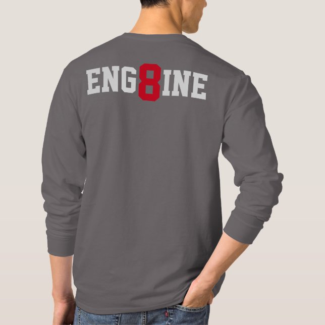 Fire Station 8 Long Sleeve T-Shirt (Back)