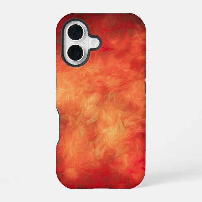 Fire Storm iPhone 16 Case (Back)
