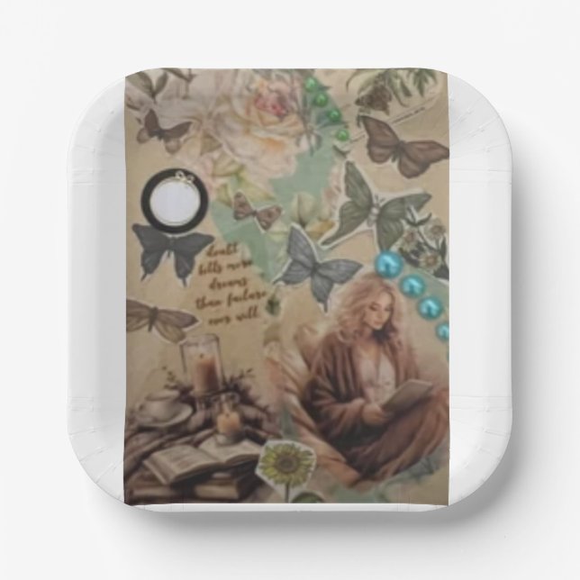 fire Teller Paper Plate (Front)