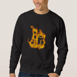Fire Test Tube Flames Science Kit Teacher Scientis Sweatshirt