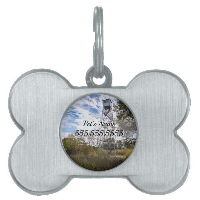 Fire Tower Runge Pet ID Tag (Front)