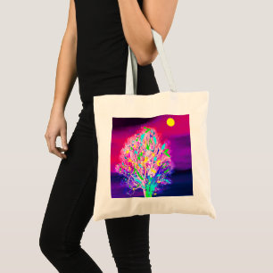 Fire Tree Large Tote Bag