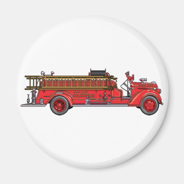 Fire Truck_01 Magnet (Front)