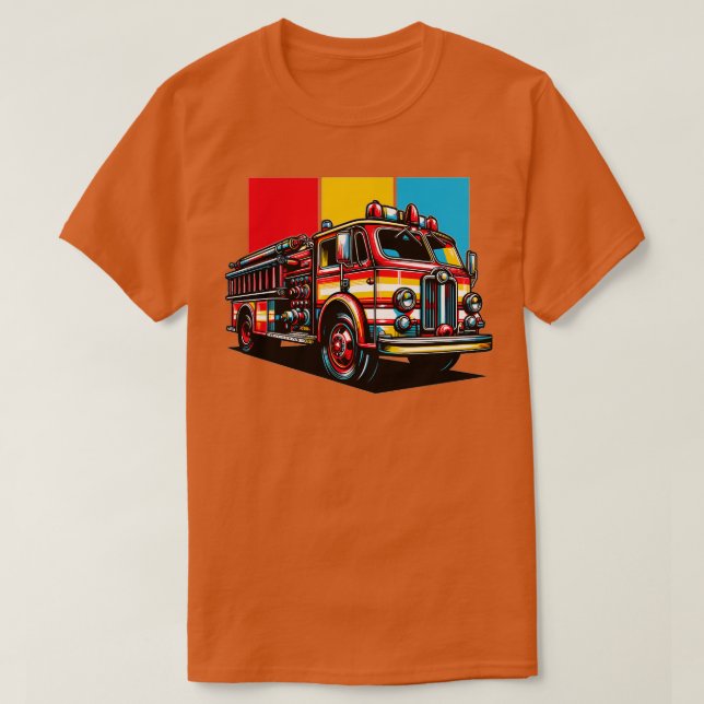 Fire Truck 17 T-Shirt (Design Front)