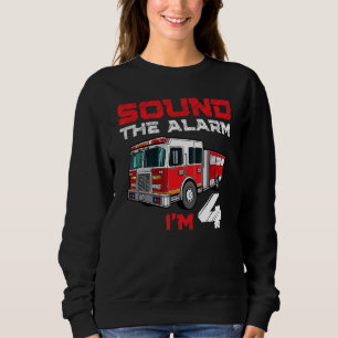 Fire Truck 4th Birthday Boy Future Firefighter 4 Y Sweatshirt