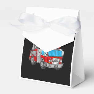 Fire Truck 5 Year Old Firefighter 5th Birthday Favour Box