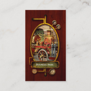 Fire Truck - An electric pump truck 1907 Business Card