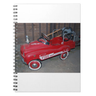 Fire Truck Antique Children's toy Notebook