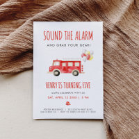 Fire Truck Birthday Party