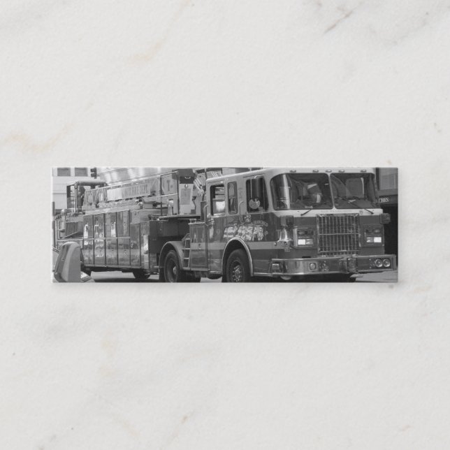 Fire Truck Business Card (Front)