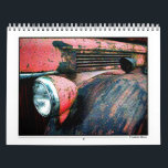 Fire truck Calendar<br><div class="desc">The list of work trucks is long and varied. There's dump trucks, school bus's and pick-ups, the type that's probably the most popular is the fire truck. Here we have a vintage fire truck photograph that's been digitally enhanced that changed the already beautiful photo into a half-tone illustration. This and...</div>