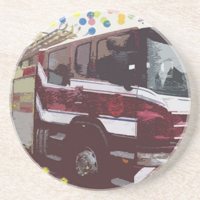 Fire Truck Coaster (Front)