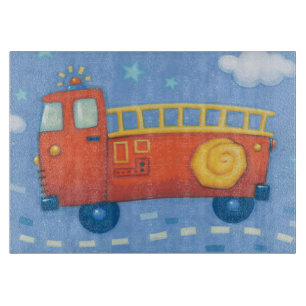 Fire Truck Cutting Board