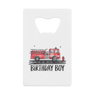 Fire Truck Firefighter The Birthday of Boy Family 