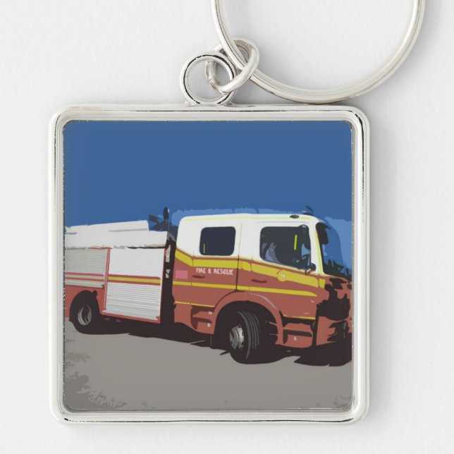 Fire Truck Key Ring (Front)