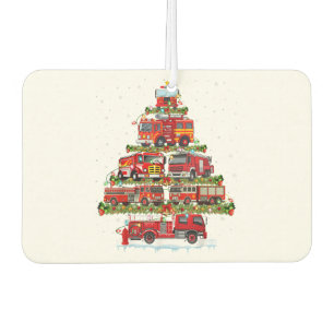Fire Truck Lights Firefighter Fire Truck Christmas Car Air Freshener